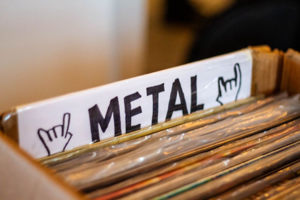A collection of Finnish thrash metal album covers