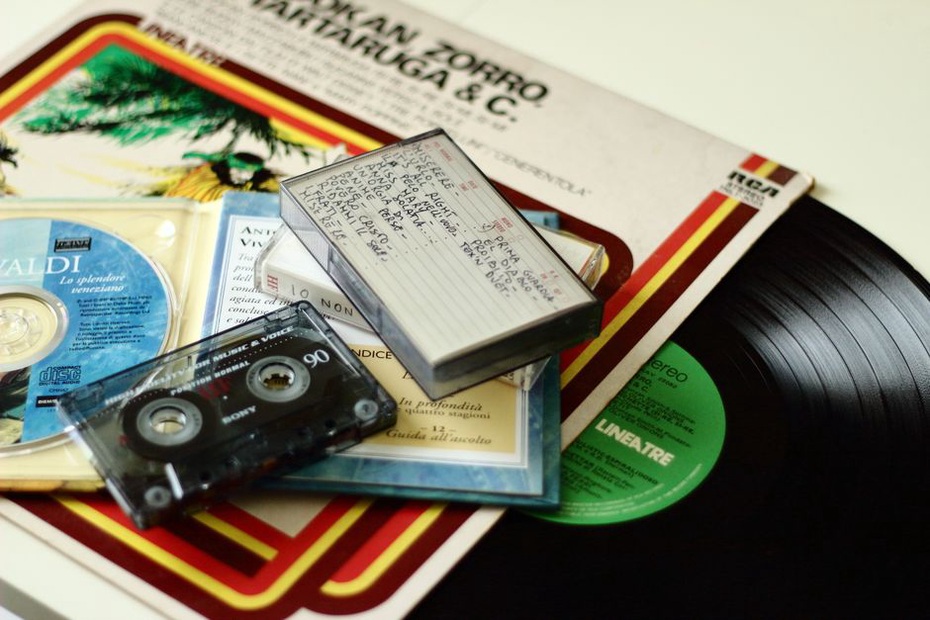 Records and flyers preserving an underground metal history
